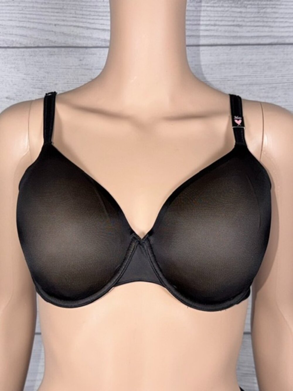 🖤 NWT Victoria’s Secret Lined Perfect Coverage Sheer Black Bra 36D